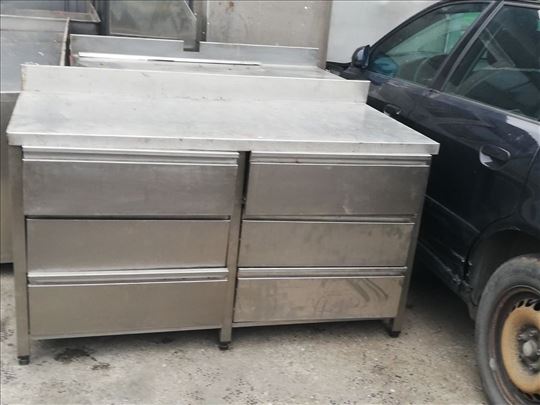 Neutralni sto fiokar 150cm x 70cm 6 fioka prohrom