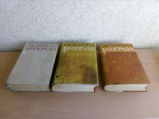 Istorija Beograda 1-3 komplet urednik Vasa Čubrilo