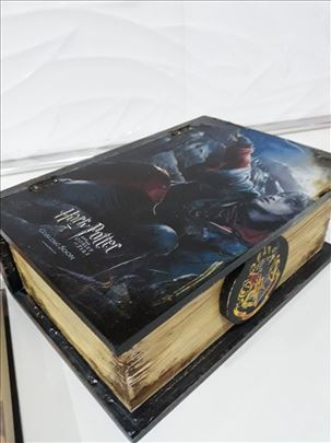 Harry Potter drvena knjiga-kutija, nova, akcija