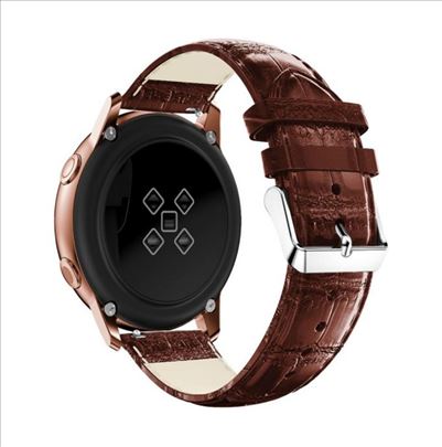 Kožna narukvica braon za Huawei smart watch