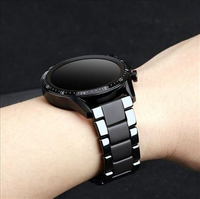 Mat crna metalna narukvica za Huawei smart watch