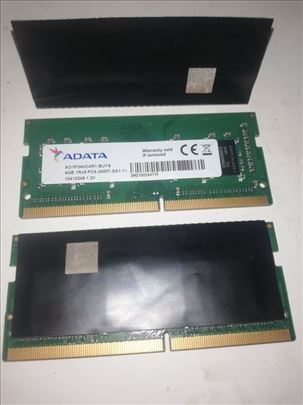 Dva modula A-DATA SO-DIMM 4GB DDR4 2400MHZ