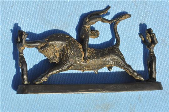 Anticka Grcka, kompozicija Ples s bikom, bronza