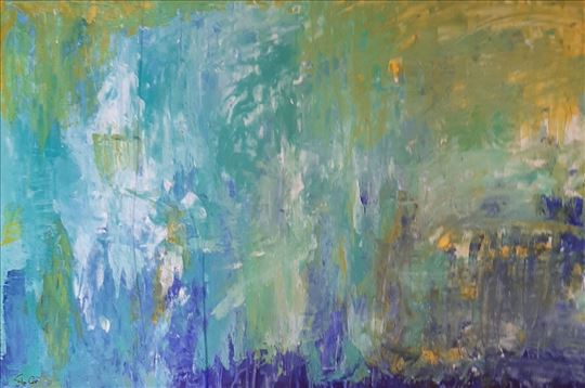 Waterfall power akril na platnu