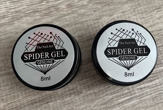 Spider gel 8 ml srebrni