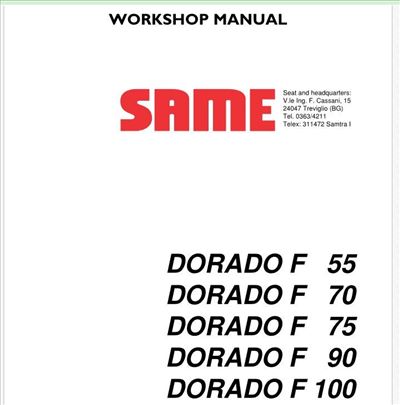 Same Dorado F 55-70-75-90-100   Priručnik