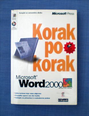 Microsoft WORD 2000 - korak po korak, sa CD-om.