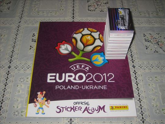 Panini Euro 2012 ceo set sličica+album
