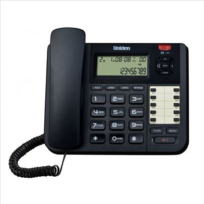 Uniden telefon sa dve linije, Caller ID
