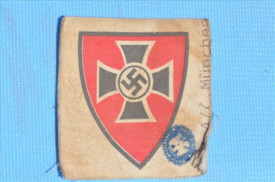 Nemacka, WW 2 oznaka platno sa svastikom, original