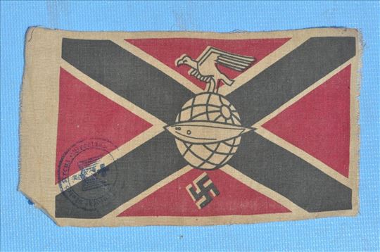 Nemacka, WW 2, zastavica sa svastikom, original