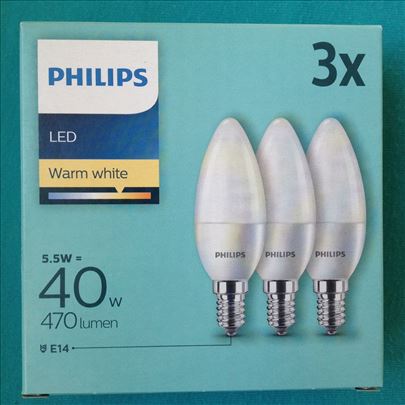 Philips LED sijalice 5,5W set - 3 komada