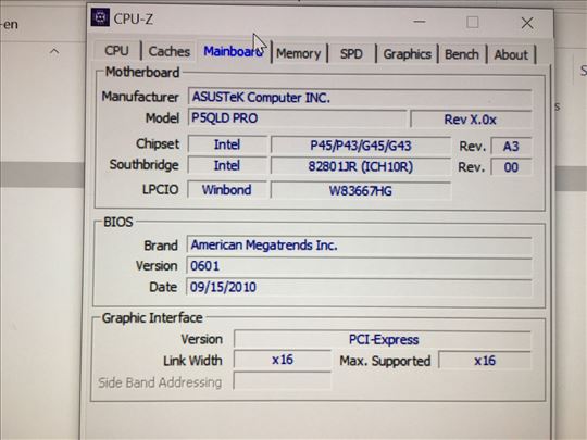 Asus P5qld pro, core 2duo e8500 3,14GHz, 4x2 ram