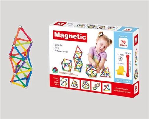 Magnetni štapići i kuglice za decu