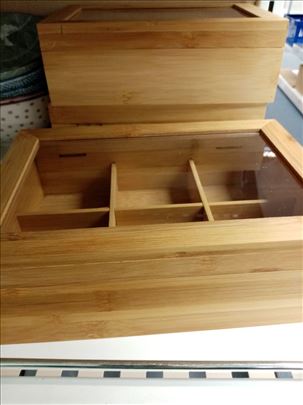 Drvena kutija za nakit nova - Akcija