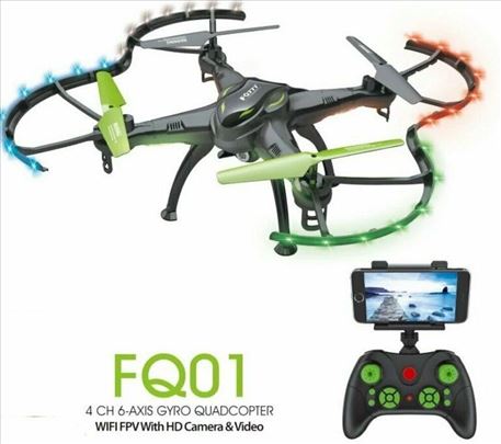 FQ01- Quadcopter Wifi+kamera