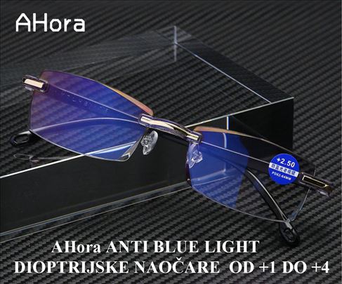 AHora Anti Blue Light dioptrijske naočare 0 do +4 