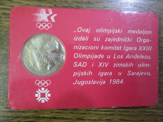 medaljon Olimpijski , Sarajevo 1984
