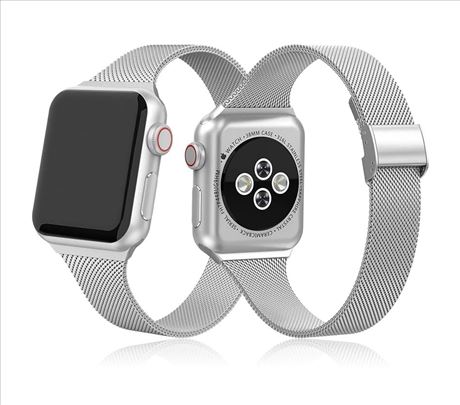 Apple Watch 38 mm siva mesh metalna narukvica