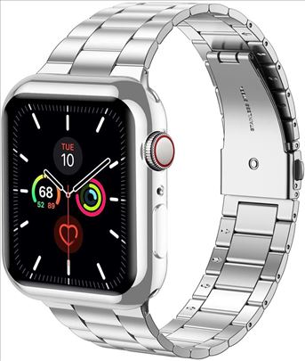 Apple Watch 44 mm siva metalna narukvica