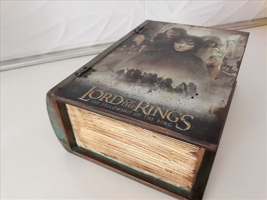 Lord of The Rings drvena kutija knjiga nova akcija