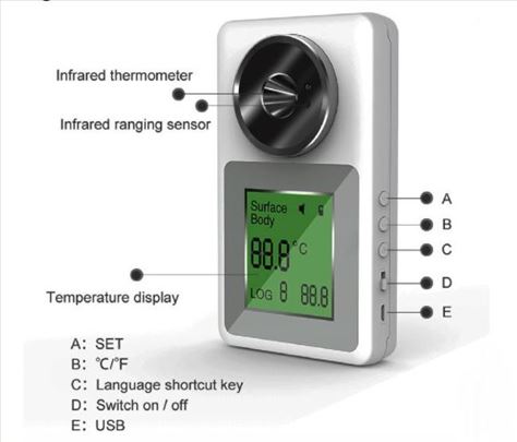 Digitalni termometar-veoma precizan