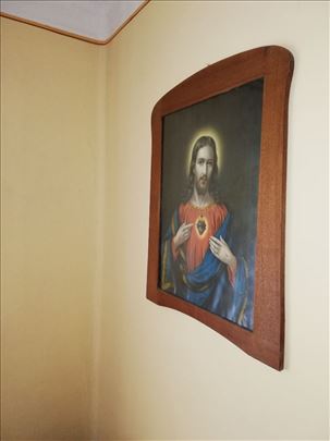 Stara sveta slika "Srce Isusovo" 