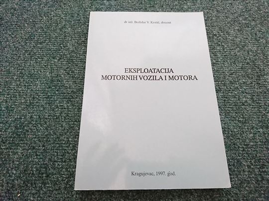 Eksploatacija motornih vozila i motora - Krstić