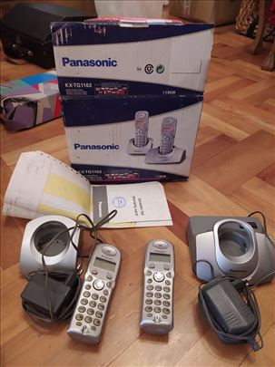Panasonic 2 fiksna telefona