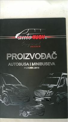 Prospekt proizvođača auto i minibuseva, A4, 36 st