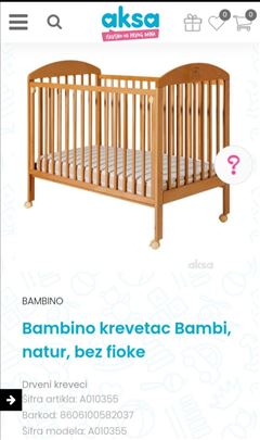 Drveni krevetac za bebe