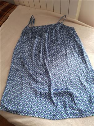 Letnja satenska haljina, unikat