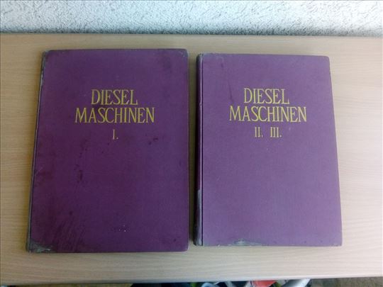 Dieselmaschinen I-III Berlin 1924 VDI - Verlag