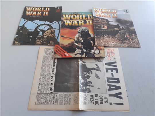 World War II Issue 1 and 2 Magazines Plus W-E news