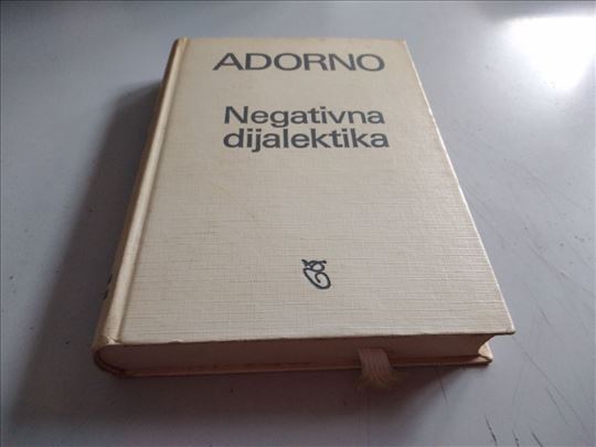 Negativna dijalektika Adorno tvrd povez