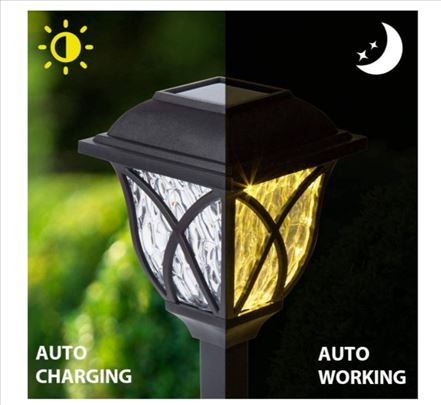 Full LED solarne lampe za dvoriste / bastu 6 kom !