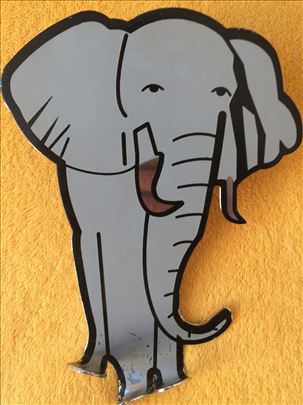 Čiviluk za vrata u obliku slona