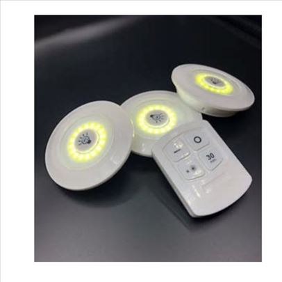 Set 3 LED svetiljke sa daljinskim super Lights 5 P