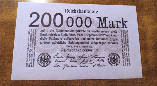 200 000 maraka iz 1923. godine