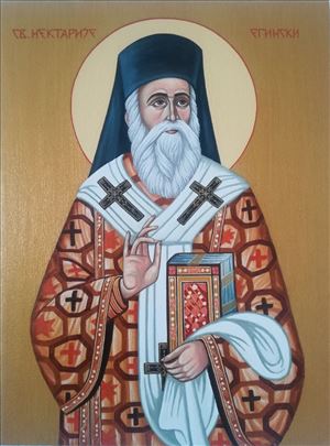 Pravoslavna ikona Sv.Nektarije Eginski