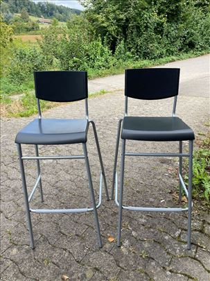 Plastične barske stolice 2 komada br.12