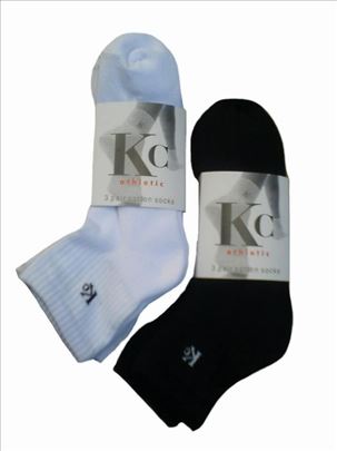 Sportske pamučne čarape - Kc (podebljano stopalo)