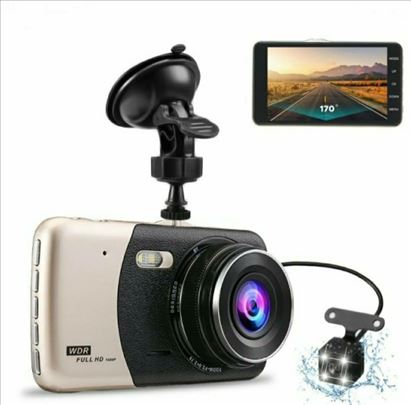 Dvostruka kamera za automobile sa displejom 1080p 