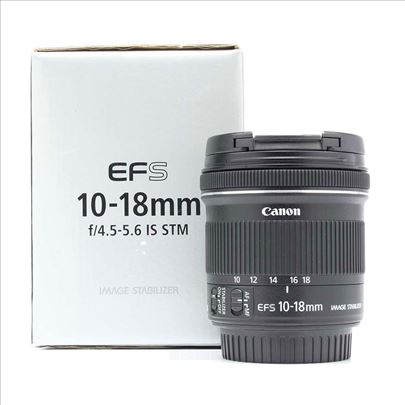Canon 10-18mm f/4.5-5.6 IS STM - Novo
