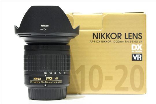 Nikon 10-20mm f/4.5-5.6 AF-P VR - novo