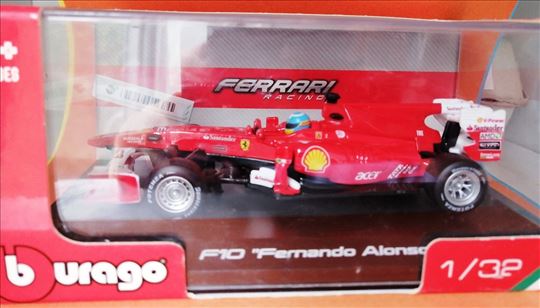Burago 1/32 Scale Ferrari F10 Fernando Alonso