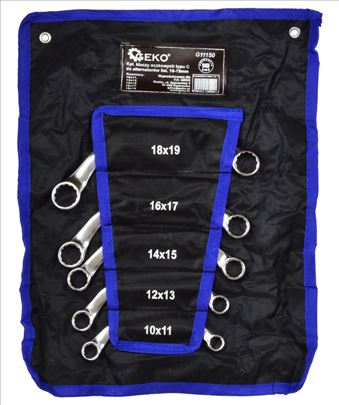 Set ključevi okasti tip C 10-19 mm  