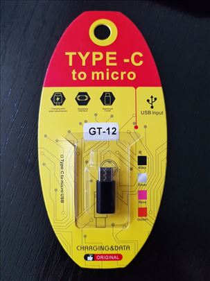 OTG Konektor Adapter sa type C na mikro