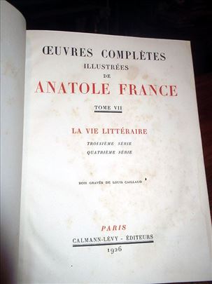 Oeuvres completes VII - Anatole France