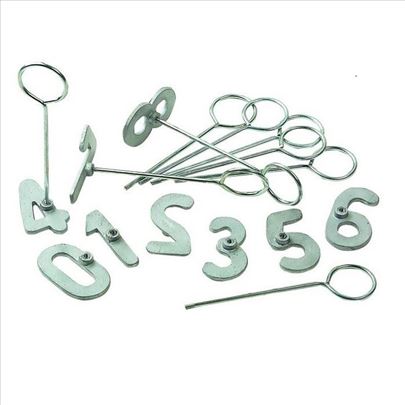 Brojevi za obeležavanje 0-9 10cm